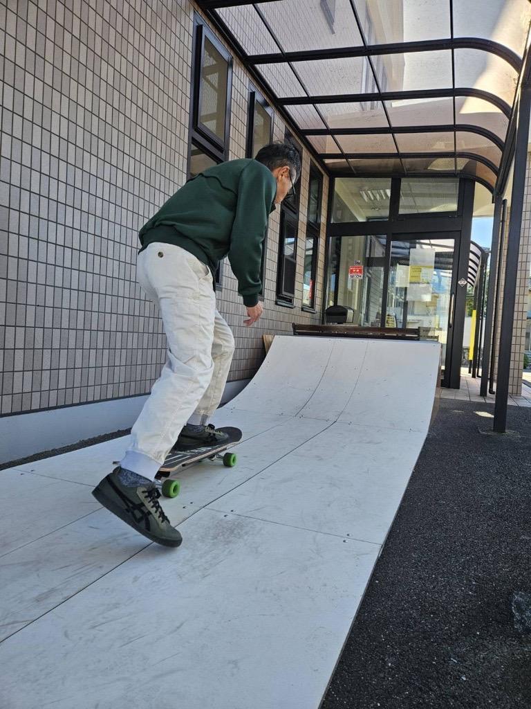 ランプボトム滑走中